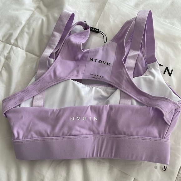 NWT NVGTN Lavender Apex Bra, Small - Picture 2 of 4